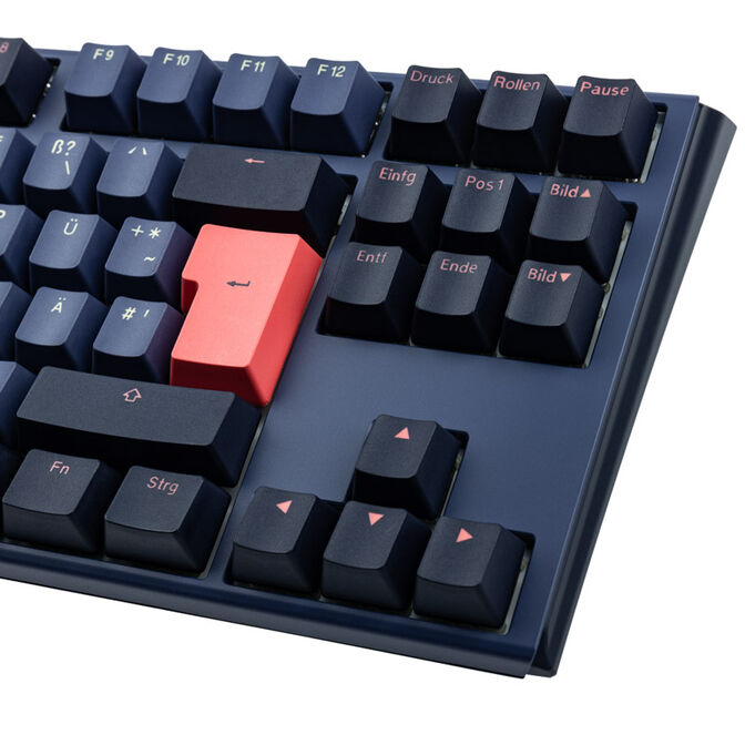 Ducky One 3 Cosmic Blue TKL Gaming Keyboard, RGB LED - MX-Ergo-Clear image number 7