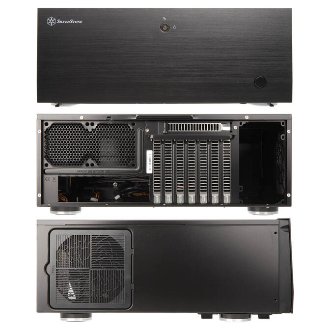 SilverStone SST-GD07B USB 3.0 Grandia Desktop - schwarz image number 1