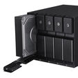 SilverStone SST-FS305-12G External 3.5-Inch Enclosure, 5-Bay - Black image number null