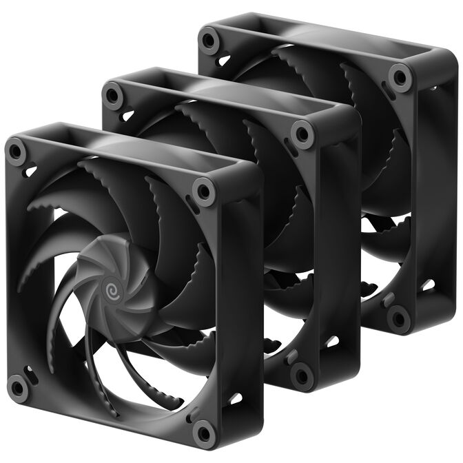 HAVN H12 PWM L&uuml;fter, 3er Pack, 120mm - schwarz image number 0