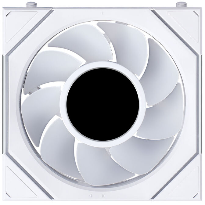 Lian Li UNI FAN SL-INF LCD FLEX Wireless L&uuml;fter, ARGB und LCD - Reverse Blade, 120mm, wei&szlig; image number 4