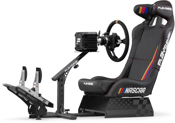 Playseat Evolution PRO NASCAR Racing Cockpit, foldable, PU leather - Black image number 8