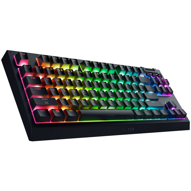 Razer BlackWidow V4 Tenkeyless HyperSpeed kabellose Gaming-Tastatur, RGB - Orange Taktile Switches, ISO (DE) image number 0
