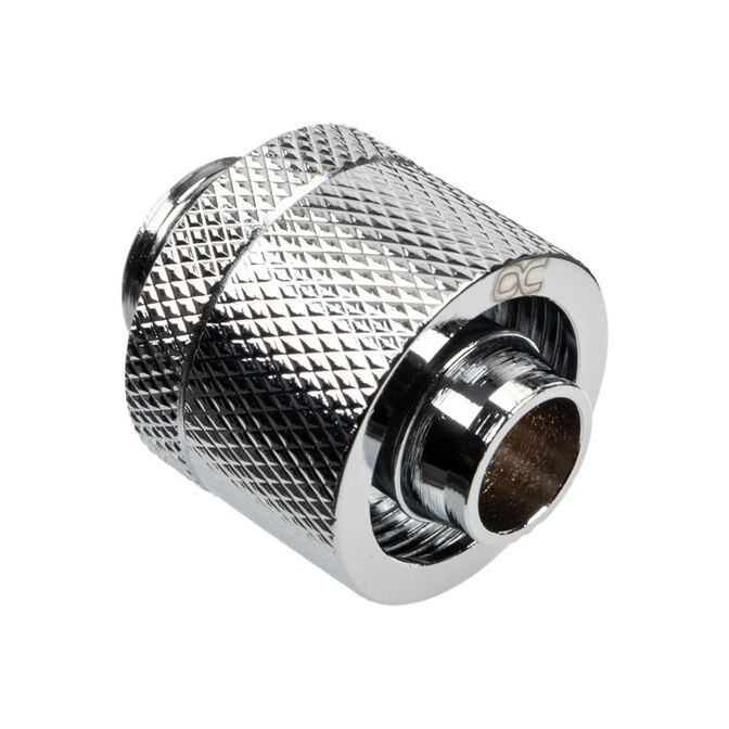 Alphacool Eiszapfen Anschluss gerade G1/4 Zoll AG auf 16/10mm - chrome silber image number 0