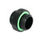 Barrow adapter straight G1/4 inch female to G1/4 inch female, 5mm - black