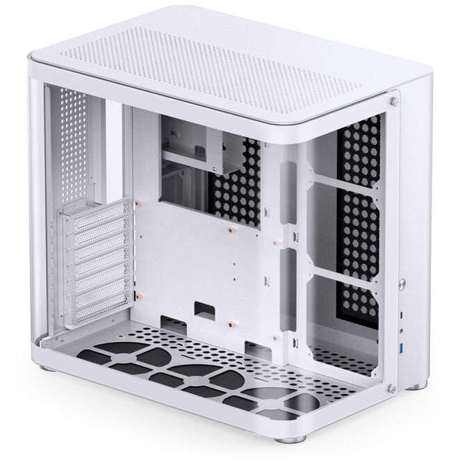 Jonsbo TK-2 2.0 Mid Tower, Tempered Glass - White image number 3