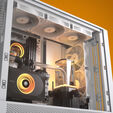 Corsair Frame 4000D PC-Geh&auml;use, Midi-Tower, E-ATX, Tempered Glass - wei&szlig; image number null
