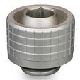 Thermal Grizzly DeltaMate Fitting - ST16, matt, Nickel image number null