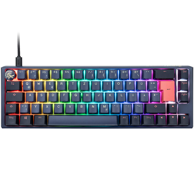 Ducky One 3 Cosmic Blue SF Gaming Keyboard, RGB LED - MX-Speed-Silver image number 1