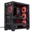 King Mod Systems Gaming-PC Mach 5 Rot, AMD Ryzen 5 7500X3D, RX 9070 XT - Fertig-PC mit Windows image number null