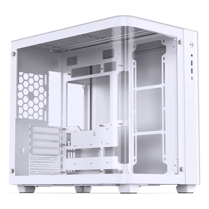 Jonsbo TK-3 Geh&auml;use, Midi-Tower, ATX, Tempered Glass - wei&szlig; image number 0
