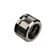 EK Water Blocks EK-Torque HDC 16 fitting straight G1/4 inch female thread to 16mm OD hard tube - silver image number null