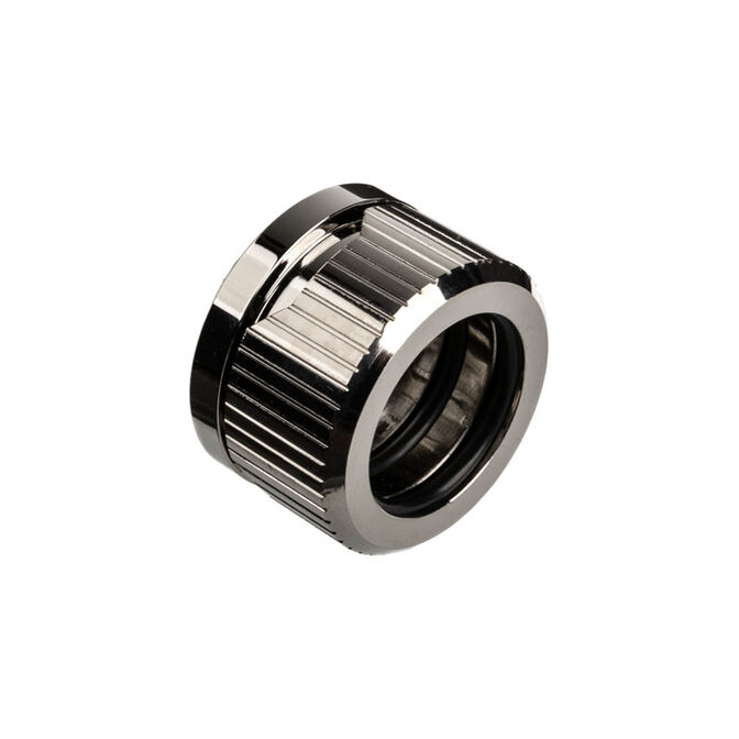 EK Water Blocks EK-Torque HDC 16 fitting straight G1/4 inch female thread to 16mm OD hard tube - silver image number 0