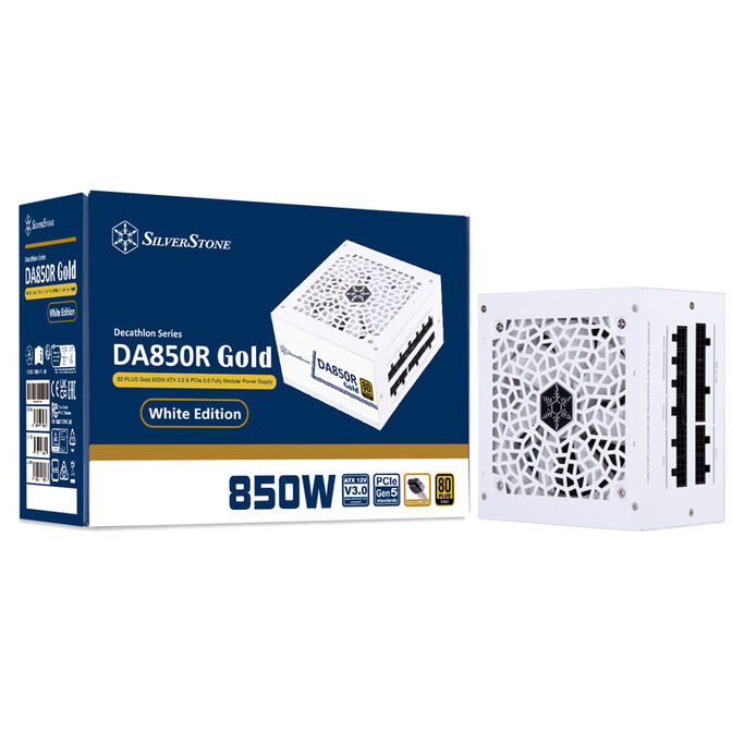 SilverStone SST-DA850R-GMA-WWW 80 PLUS Gold, modular, ATX 3.0 - 850 Watt image number 9