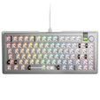 Glorious GMMK 3 Pro 75% Custom Gaming Keyboard - Barebone, ANSI Layout, Silver image number null