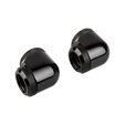 Corsair Hydro X Series XF Hardline Adapter 90 Degree 14mm OD to 14mm OD Hardtube - 2 Pack, Black image number null