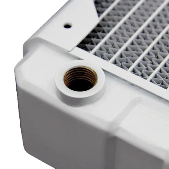 Hardware Labs Black Ice Nemesis GTX 240 Radiator - 240mm, Satin-Wei&szlig; image number 2