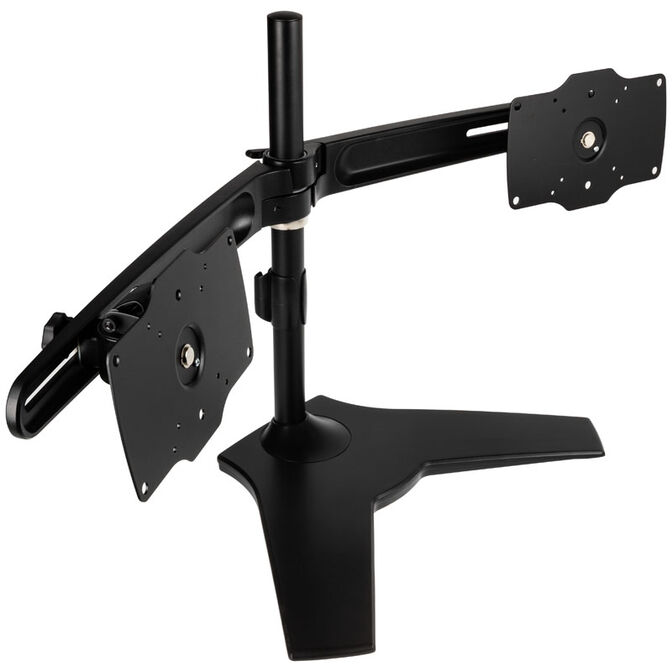 SilverStone SST-ARM23BS-L - Dual Monitorarm - schwarz image number 2