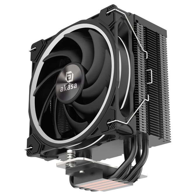 Akasa SOHO H4 Plus CPU-K&uuml;hler & AR12 Reverse-L&uuml;fter, RGB - schwarz image number 6