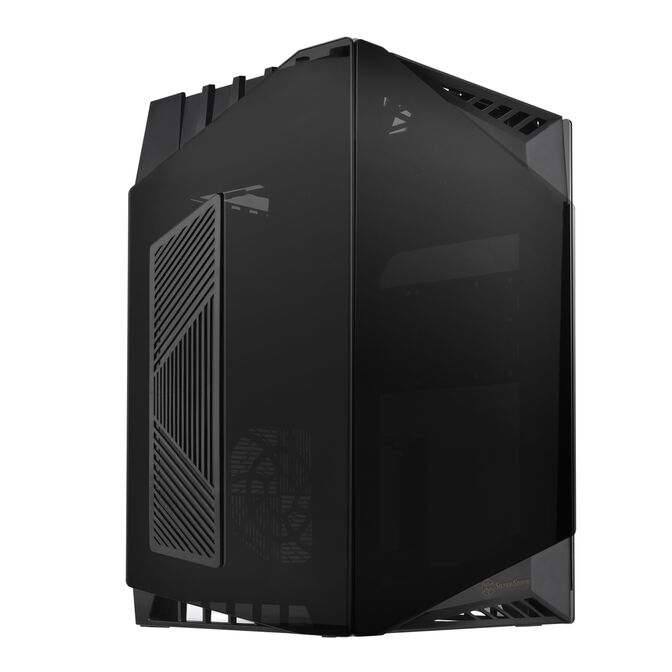 SilverStone SST-LD03B-AF Lucid Mini-ITX Geh&auml;use, Tempered Glass - schwarz image number 0