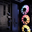 CORSAIR FRAME 4000D LCD RS PC-Geh&auml;use, Midi-Tower, ATX, ARGB, Tempered Glass - schwarz image number null