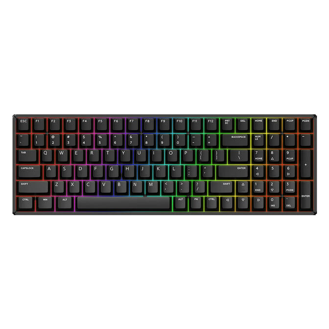 IQUNIX F97 Dark Side Wireless Gaming Tastatur, RGB - MX-Red-Switches image number 0