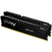 Kingston Fury Beast DDR5-5600 RAM, CL40, XMP - 32 GB Dual-Kit, black