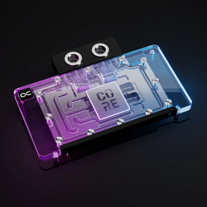 Alphacool Core GeForce RTX 5080 EPIC-X Wasserblock, Backplate - Acryl, schwarz image number 2