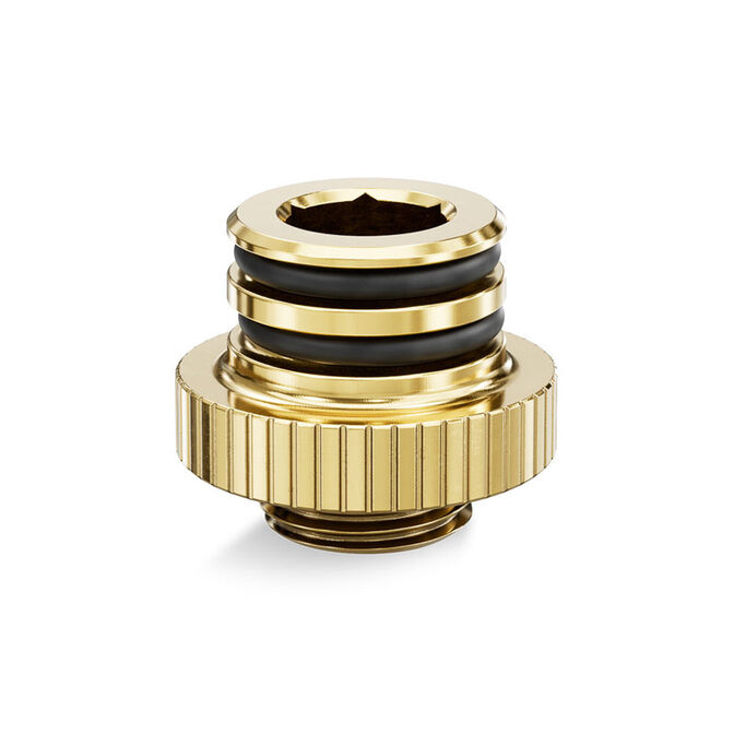 EK Water Blocks EK-Quantum Torque Push-In Adapter M 7 - gold image number 0