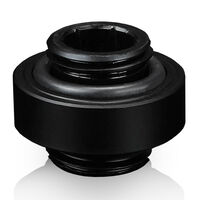Thermal Grizzly DeltaMate Extender-Fitting, Messing, G1/4&rdquo;-Gewinde - schwarz, MM7R