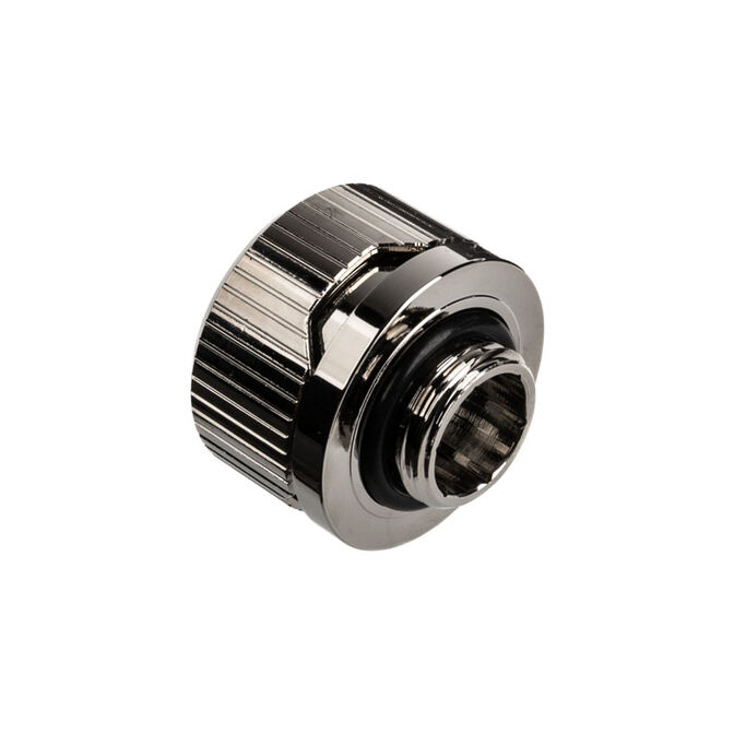 EK Water Blocks EK-Torque HDC 16 fitting straight G1/4 inch female thread to 16mm OD hard tube - silver image number 1