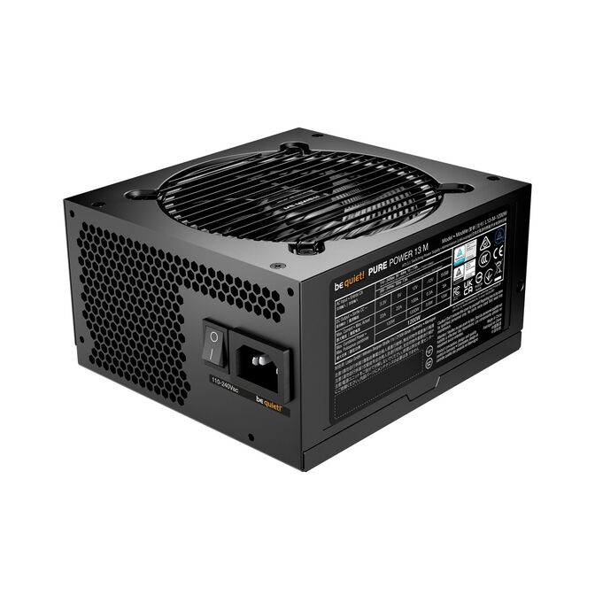 be quiet! Pure Power 13M 80 PLUS Gold Power Supply, ATX 3.1, PCIe 5.1 - 1,200 Watts, Black image number 2