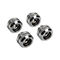 Corsair Hydro X Series XF Hardline fitting straight G1/4 inch to 12mm OD hard tube - 4 pack, chrome