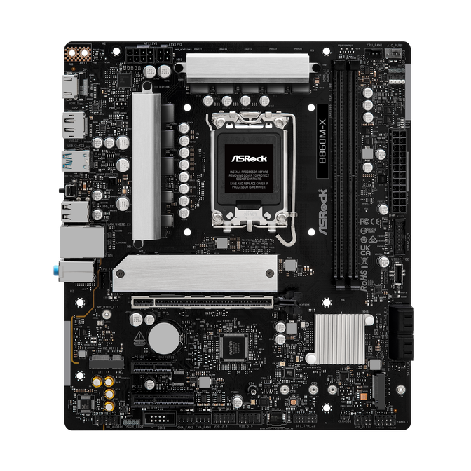 ASROCK B860M-X Mainboard, Sockel 1851, Intel B860, mATX, DDR5 image number 5