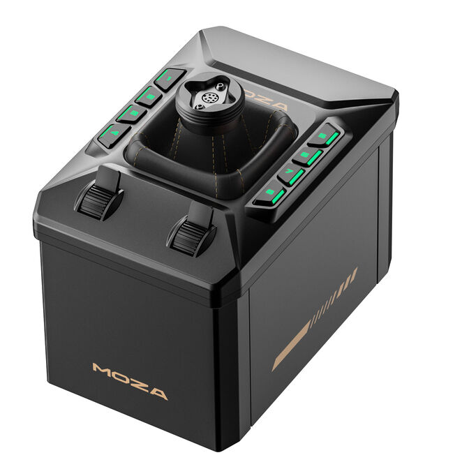 MOZA AB6 Flight Simulator Bundle, 6Nm Force Feedback, ARGB - black image number 7