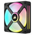 Corsair iCUE LINK QX120 RGB Series, PWM L&uuml;fter - 120mm, schwarz image number null