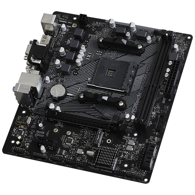 ASRock B550M-HDV, AMD B550 Mainboard - Sockel AM4 image number 4