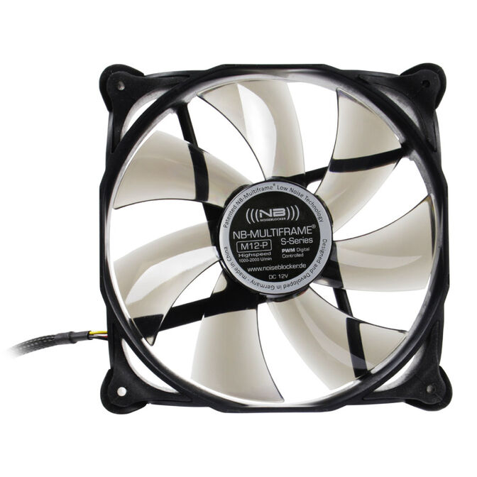 Noiseblocker Multiframe S-Series M12-P PWM - 120mm bulk image number 1