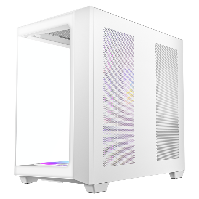 Antec C5 PC case, mid tower, ATX, RGB, tempered glass - white image number 13