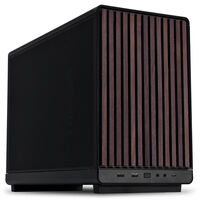 Lian Li DAN Cases A3-mATX Wood Edition PC-Geh&auml;use, Micro-ATX - Walnuss, schwarz