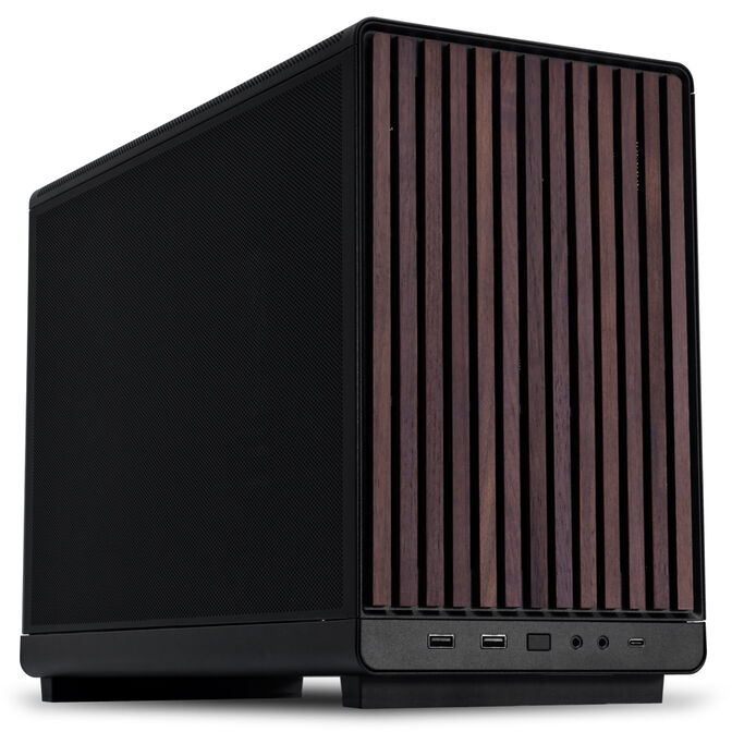 Lian Li DAN Cases A3-mATX Wood Edition PC-Geh&auml;use, Micro-ATX - Walnuss, schwarz image number 0