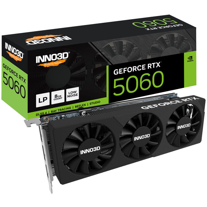 INNO3D GeForce RTX 5060 X3 Low Profile, 8192 MB GDDR7 image number 0