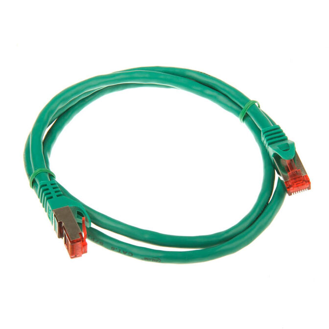 InLine Patchkabel Cat.6, S/FTP (PiMf), 250MHz, gr&uuml;n - 1m image number 1