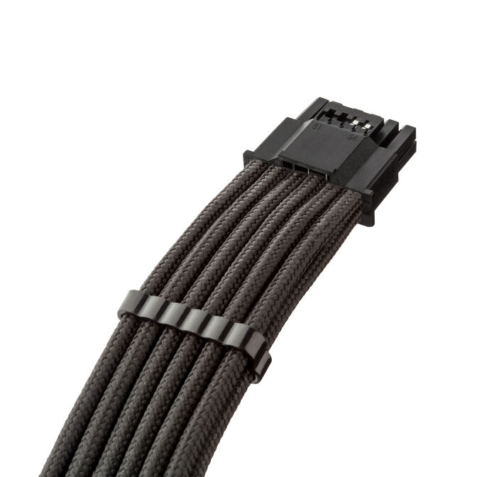 CableMod PRO ModMesh RT 12VHPWR Kabel, ASUS/Seasonic/PHANTEKS, 12V-2x6 zu 12V-2x6, StealthSense - schwarz image number 1