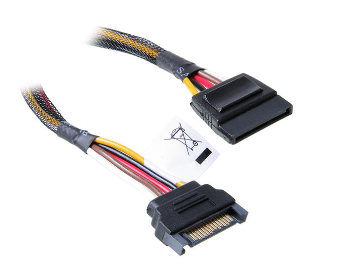 Akasa SATA Stromverl&auml;ngerung - 30cm image number 0