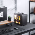Jonsbo C6 MAX PC-Geh&auml;use, Mini-Geh&auml;use, Micro-ATX, Tempered Glass - schwarz image number null