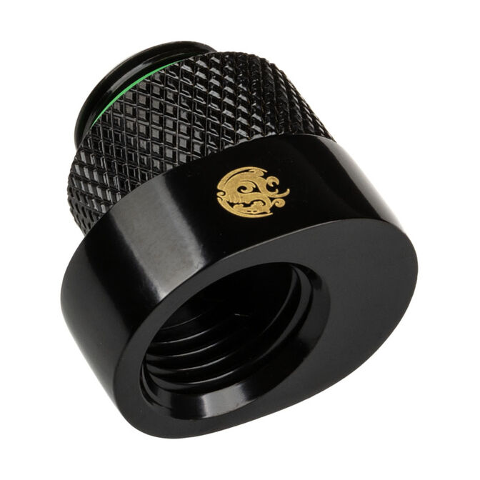 Bitspower X-Cross Adapter G1/4 inch male to G1/4 inch female - 5mm offset, black matte image number 0