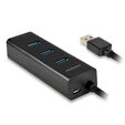 AXAGON HUE-S2B USB-A-Hub, 4x USB 3.0, externe Stromversorgung - 30 cm image number null