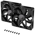 Corsair RS Series 140, PWM L&uuml;fter 2er Pack - 140mm, schwarz image number null