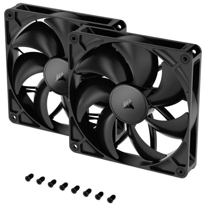 Corsair RS Series 140, PWM L&uuml;fter 2er Pack - 140mm, schwarz image number 8